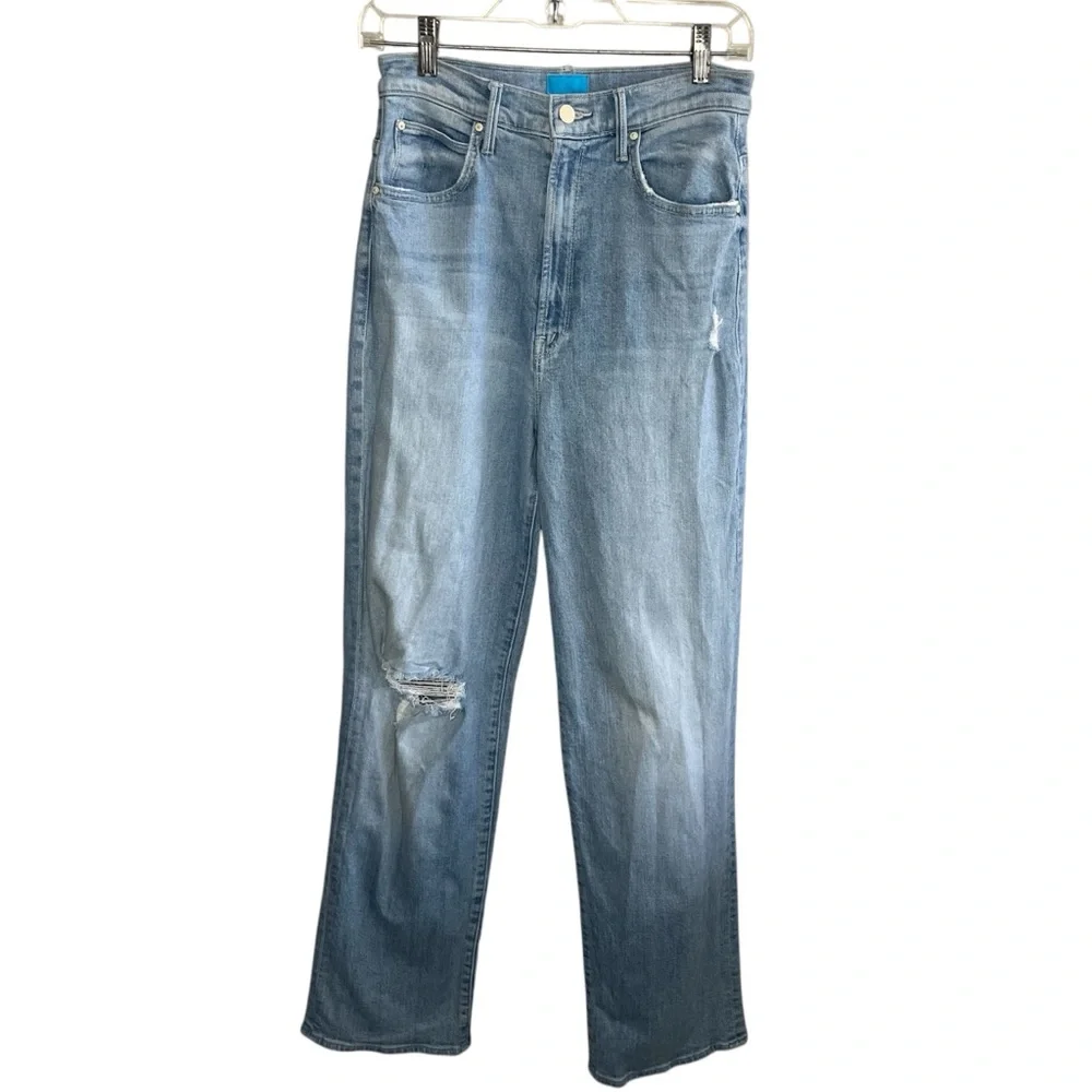 Mother Light Wash High Waisted Tunnel Vision Sneak Sippin’ Sweet Tea - Picture 5 of 16